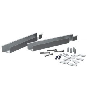 Image of the Quattro spare wheel relocation kit components